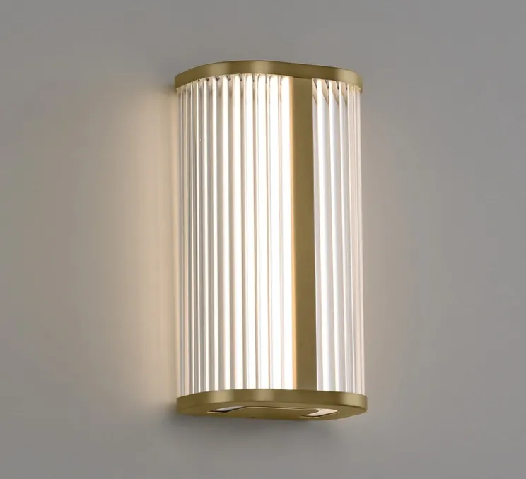 Applique murale, Diva 30, or, IP44, LED, 2700-3000K, 620 lm, L16,5cm, H30cm - ACB