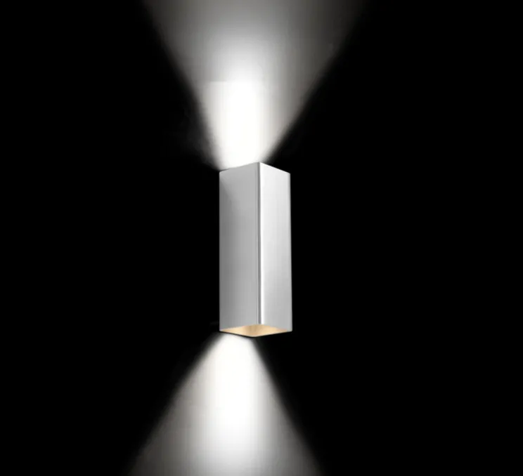 Applique murale, Docus mini 2.0, aluminium brossé, L6,7cm, H20cm - Wever&Ducré