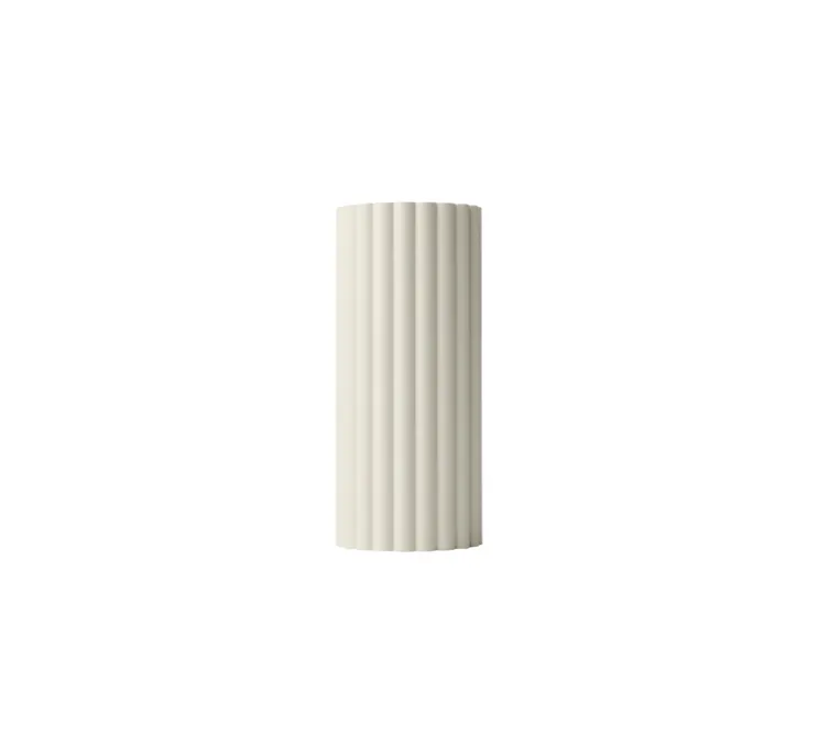 Applique murale, Donna, blanc lin, L6,5cm, H15cm - Pholc