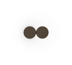 Applique murale, DOT 2.0, bronze, LED, dim, 2700K, 420 lm, L15cm, H7,5cm - Wever&Ducré