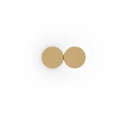 Applique murale, DOT 2.0, champagne, LED, dim, 3000K, 435 lm, L15cm, H7,5cm - Wever&Ducré