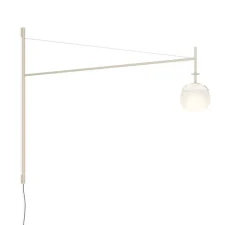 Applique murale déportée et encastrable, Tempo 5759, beige, dim, LED, 2700K, 440 lm, L116,5cm, H80cm - Vibia
