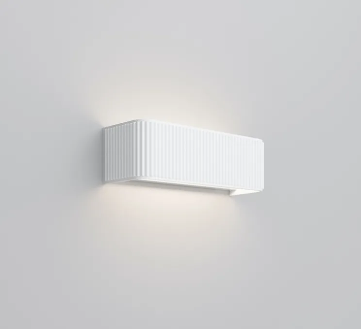 Applique murale, Dresscode W2, blanc mat, LED, 2700K, 2360lm, L30cm, H9cm - Rotaliana