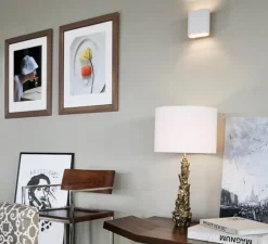 Applique murale, Duell, blanc et champagne, LED, dim, 2700k, 900 lm, L15,2cm, H16cm - Modular