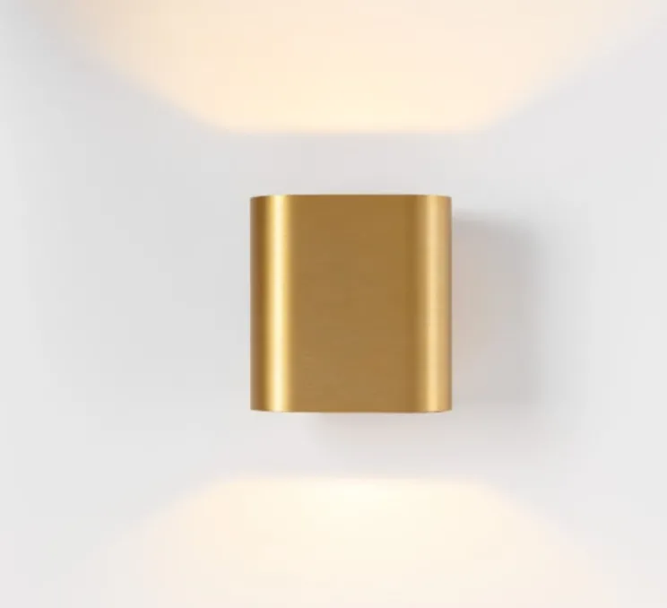 Applique murale, Duell Up/Down 2x, champagne, LED, dim, 2700K, 763 lm, L15,2cm, H16cm - Modular