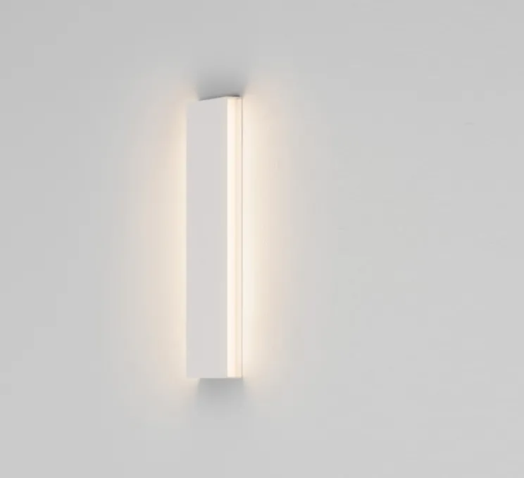 Applique murale, Duo, blanc satiné, LED, 2700K, 1200 lm, L41cm, H10,2cm - ONOK