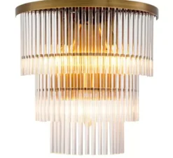 Applique murale, East, Laiton, transparent, L33cm, H32,5cm - Eichholtz