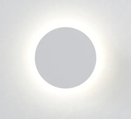 Applique murale, Eclipse Round 250 Led, plâtre, LED, 3000k, 446 lm, L25cm, H25cm - Astro
