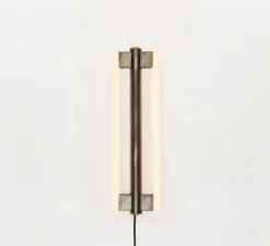 Applique murale, Eiffel, noir et blanc, dimmable, LED, L20cm, H50cm - FRAMA