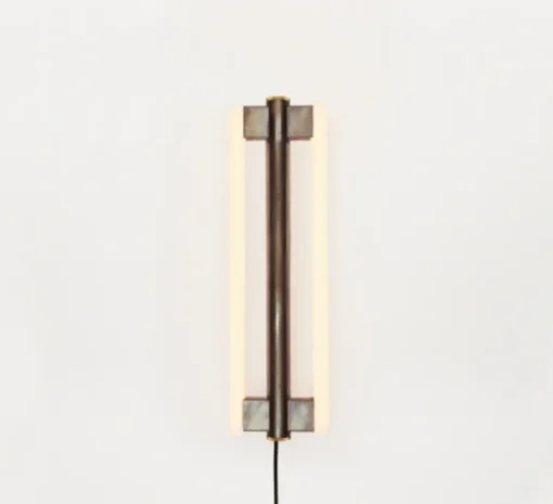Applique murale, Eiffel, noir et blanc, dimmable, LED, L20cm, H50cm - FRAMA