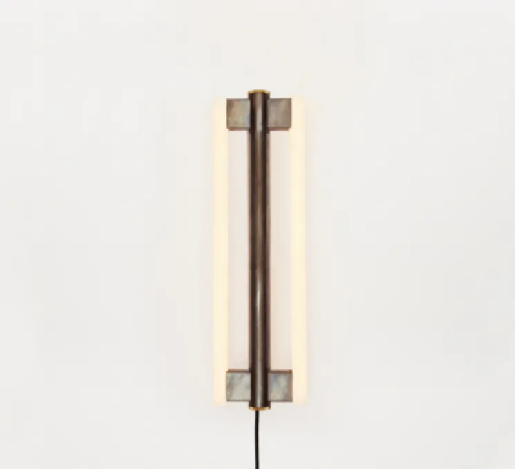 Applique murale, Eiffel, noir et blanc, dimmable, LED, L20cm, H50cm - FRAMA