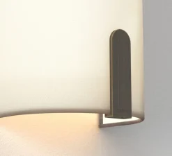 Applique murale, Elba 600, Tissu mastic, L12,5cm, H60cm - Astro