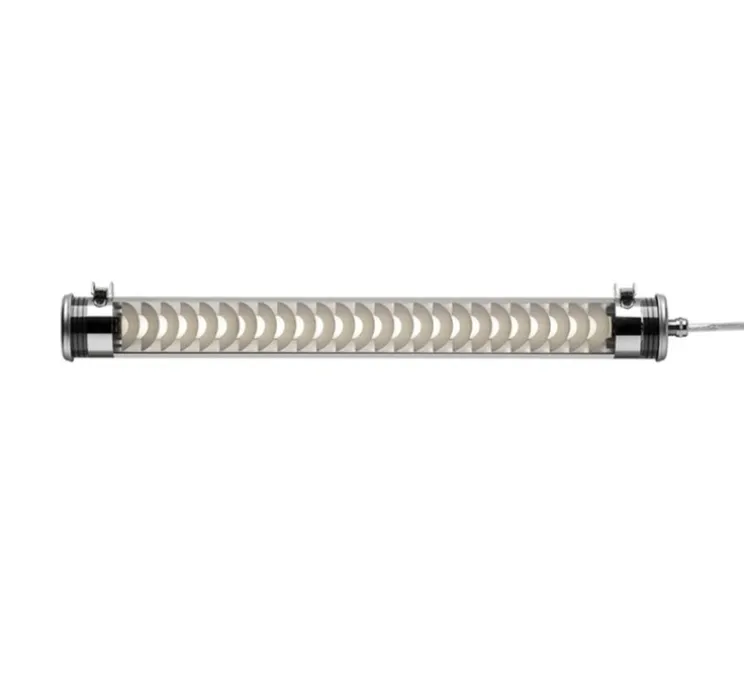 Applique murale, Elgar 70, argent, IP68, dim, LED, 3000K, 1400 lm, Ø7cm, H129,5cm - Sammode