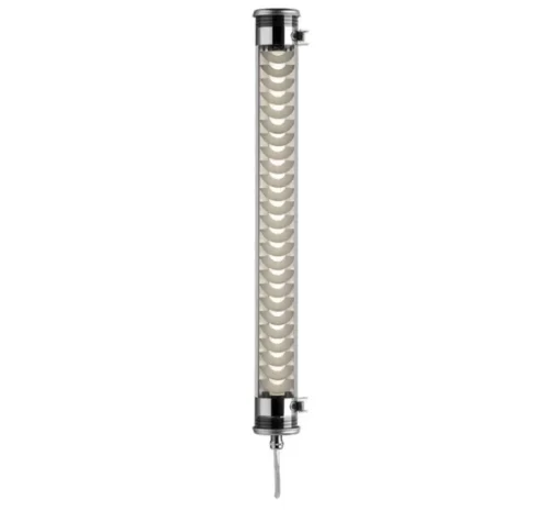 Applique murale, Elgar 70, argent, IP68, LED, dim, 2700K, 550 lm, Ø7cm, H69,5cm - Sammode