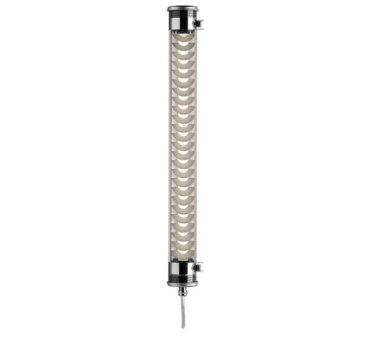 Applique murale, Elgar 70, argent, IP68, LED, dim, 2700K, 550 lm, Ø7cm, H69,5cm - Sammode