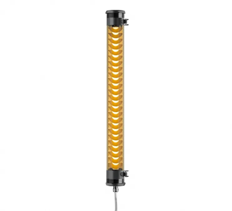 Applique murale, Elgar 1000, charbon laiton, IP68, LED, 2700K, 1000lm, L100cm, H9cm - Sammode