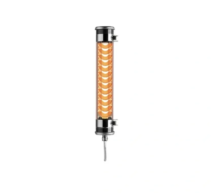 Applique murale, Elgar 45, cuivre, inox, IP68, LED, 2700K, 430 lm, L7cm, H43cm - Sammode