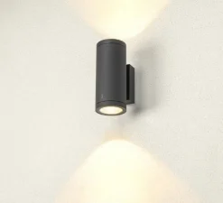 Applique murale, Enola M, noir, IP65, LED, dim, 3000-4000K, 1900 lm, L10cm, H23cm - SLV