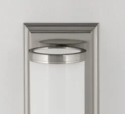 Applique murale, Everett, nickel poli, IP44,L12,1cm, H36,2cm - Hudson Valley