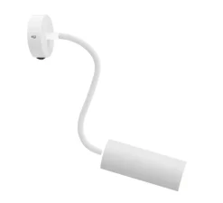 Applique murale, Fermaluce Flex, Tub-E14, blanc mat, L8,3cm, H8,3cm - Creative Cables