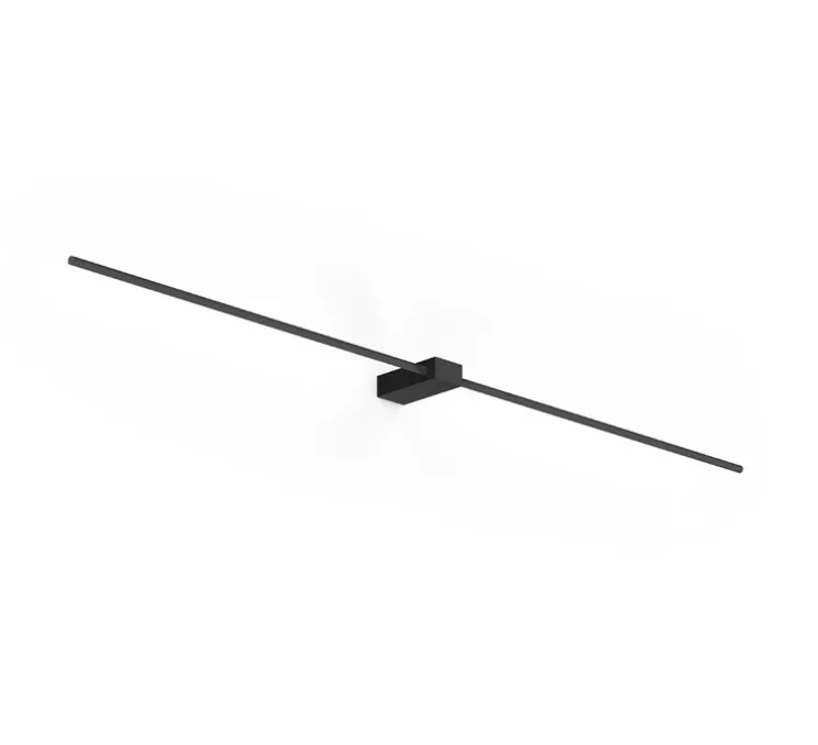 Applique murale, Finlin 2.0, noir, LED, 2700K, 700lm, L104,5cm, H2,6cm - Wever & Ducré