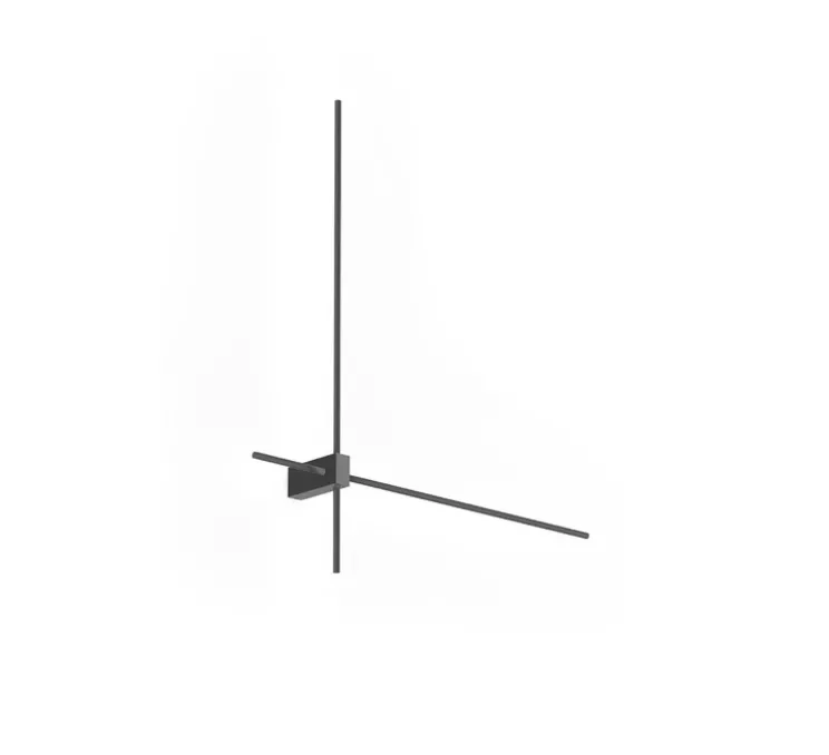 Applique murale, Finlin 4.0, noir, LED, 2700K, 700lm, L66,3cm, H64,7cm - Wever & Ducré