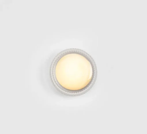 Applique murale, Firth, transparent, blanc, IP65, Ø7,8cm, H15cm - Tala