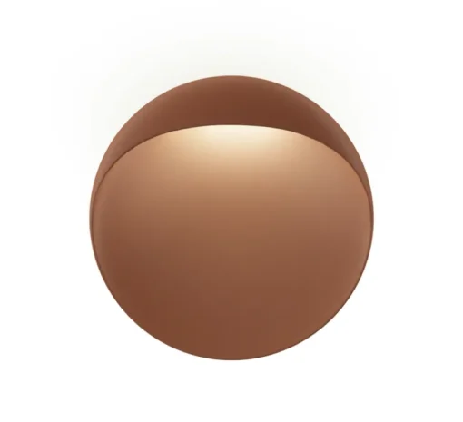 Applique murale, Flindt, corten, LED, 2700K, 291 lm, Ø20cm, H20cm - Louis Poulsen