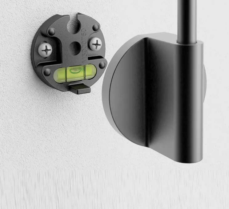 Applique murale, Flo M, Black Soft Touch, LED, dim, 2700K, 201 lm, L36cm, H15cm - Lumina