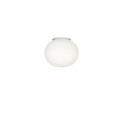 Applique murale, Flos Mini Glo Ball, Mirror, blanc,IP40, Ø11,2cm, P8,5cm - FLOS
