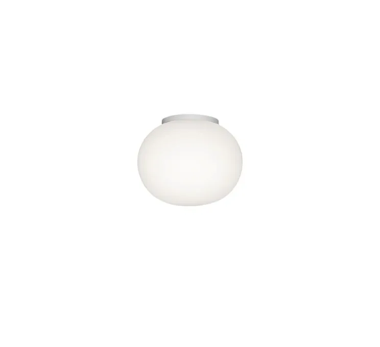 Applique murale, Flos Mini Glo Ball, Mirror, blanc,IP40, Ø11,2cm, P8,5cm - FLOS