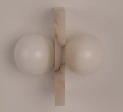 Applique murale, Flugi, Albâtre, L32cm, H30cm - Simone & Marcel