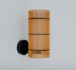 Applique murale, Foc S, marron, Ø10cm, H21cm - Mediterranean objects