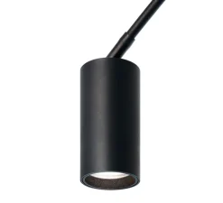 Applique murale, Fox, noir mat, LED, dim, 2700k, 839 lm, L10cm, H180cm - Nemo Lighting