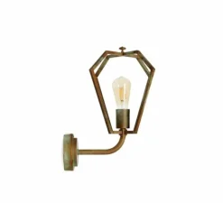 Applique murale, Gemstone 3485, Laiton vieilli, L28cm, H42cm - Moretti Luce