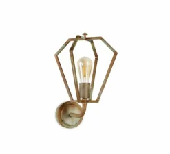 Applique murale, Gemstone 3485, Laiton vieilli, L28cm, H42cm - Moretti Luce