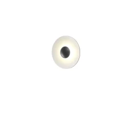 Applique murale, Ginger 20 C, intérieur blanc, extérieur chêne, LED, 2700K, 139lm, Ø19,5cm, H7cm - Marset