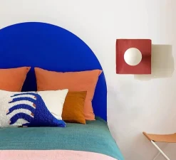 Applique murale, Globe Tile, rose, L20cm, H20cm - Carré Coco