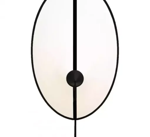 Applique murale, Grand Shield, blanc & noir, L35cm, H55cm - DesignHeure