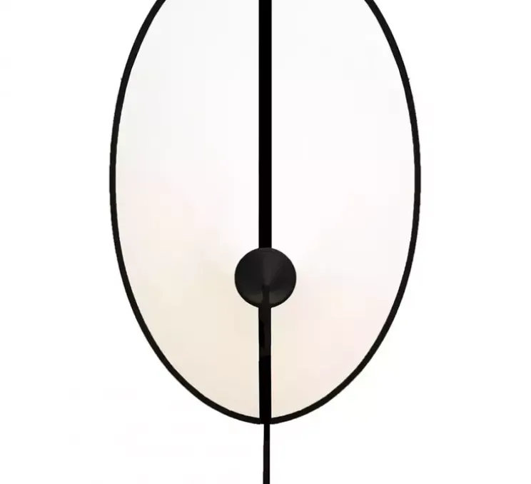 Applique murale, Grand Shield, blanc & noir, L35cm, H55cm - DesignHeure