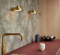 Applique murale, Grasp, laiton, LED, dim, 2700K, 30-75-150 lm, L15cm, H7,1cm - Frandsen