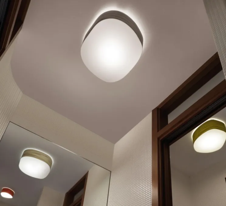 Applique murale, GUIJARROS 6A, blanc ivoire, LED, H41cm, L38cm - LZF