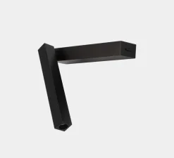 Applique murale, Hall Slim, noir, LED, 2700k, 150 lm, L18cm, P18cm - LEDs C4
