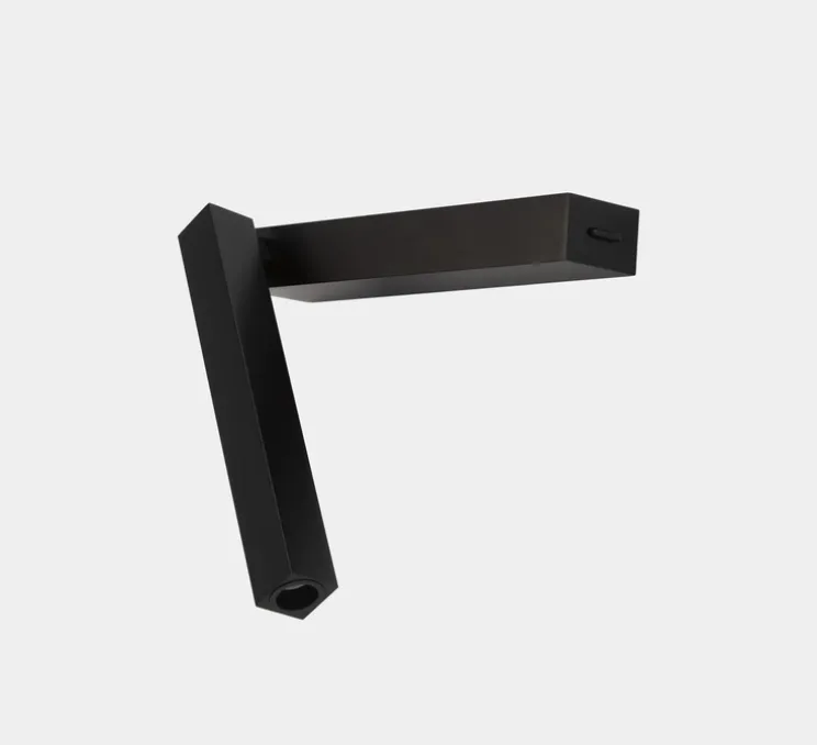 Applique murale, Hall Slim, noir, LED, 2700k, 150 lm, L18cm, P18cm - LEDs C4