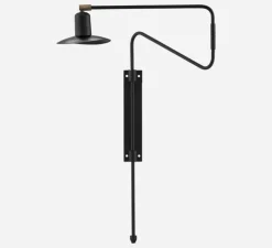 Applique murale, HDSwing, noir, Ø14cm, H63cm - House Doctor