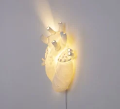 Applique murale, Heart, cœur, blanc, L22cm, H32cm - Seletti