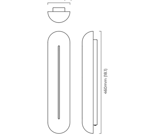 Applique murale, Hepworth, nickel et albâtre, LED, dim, 2700K, L10cm, H46cm - CTO lighting