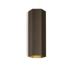 Applique murale, HEXO mini 2.0, bronze, Ø7,7cm, H20cm - Wever&Ducré