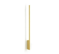 Applique murale, Hilow Line, laiton, LED, dim, 2700K, 1018 lm, L4cm, H100cm - Panzeri