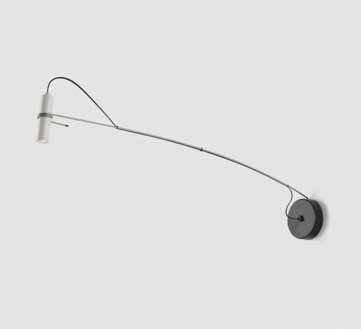 Applique murale, Hold A, blanc, LED, 2700K, 420 lm, L3cm, H25cm - Luxcambra